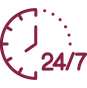 24h/24h 7j/7